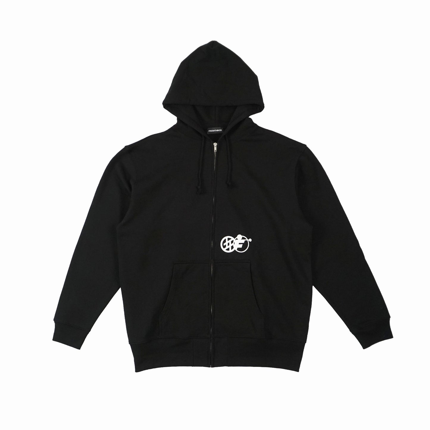 CIRCLE LOGO ZIP UP HOODIE